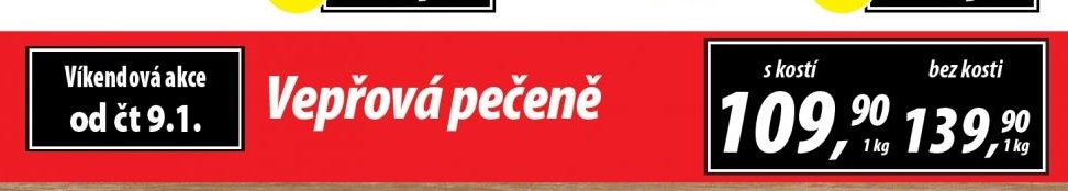 Vepřová pečeně s kostí
