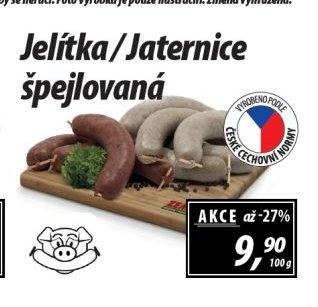 Jelítka/Jaternice špejlovaná