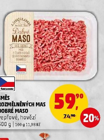 SMĚS ROZMĚLNĚNÝCH MAS DOBRÉ MASO 500 g
