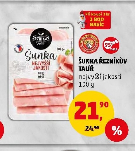 ŠUNKA ŘEZNÍKŮV TALÍŘ 100 g