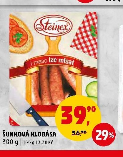 ŠUNKOVÁ KLOBÁSA 300 g