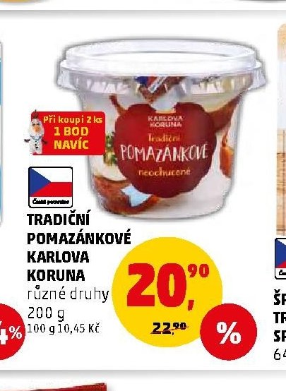 TRADIČNÍ POMAZÁNKOVÉ KARLOVA KORUNA