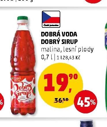 DOBRÁ VODA DOBRÝ SIRUP