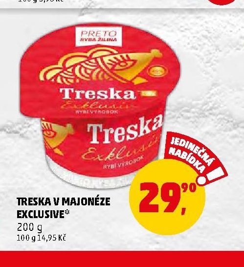 TRESKA V MAJONÉZE EXCLUSIVE