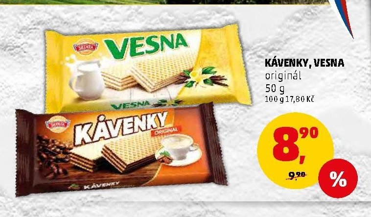 Vesna, Kávenky