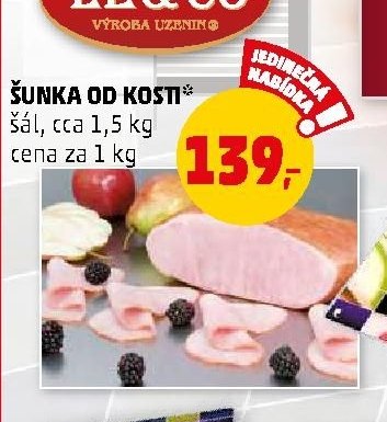 ŠUNKA OD KOSTI šál