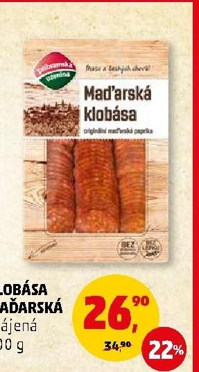 MADARSKÁ KLOBÁSA 100 g