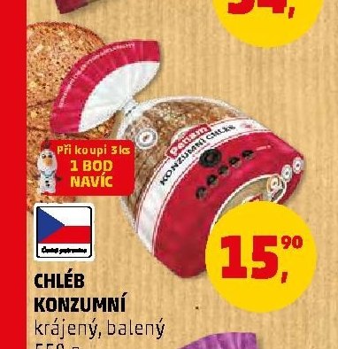 CHLÉB KONZUMNÍ 550 g