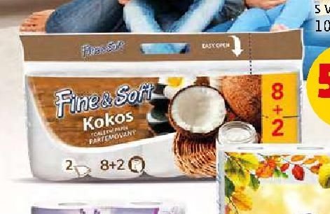 Toaletní papír Fine & Soft s vůní kokosu