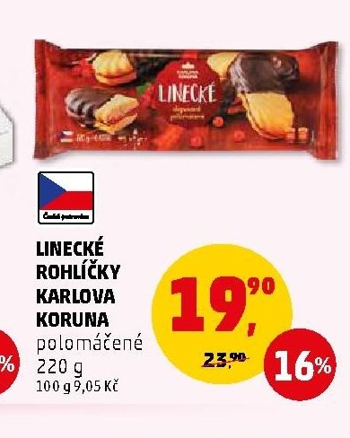 LINECKÉ ROHLÍČKY KARLOVA KORUNA