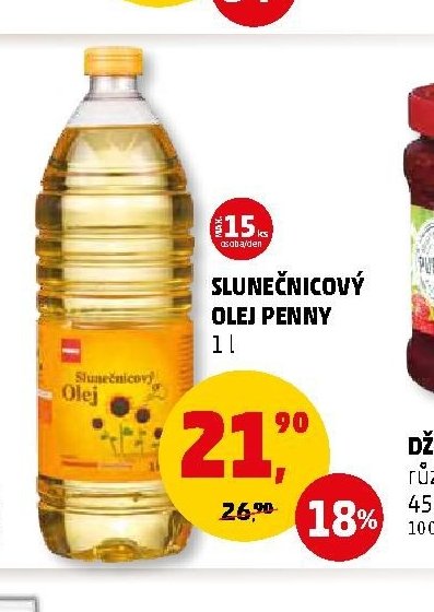 SLUNEČNICOVÝ OLEJ PENNY