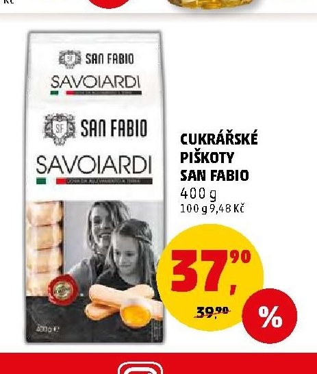 CUKRÁŘSKÉ PIŠKOTY SAN FABIO