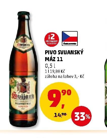 Pivo Svijanský Máz 11