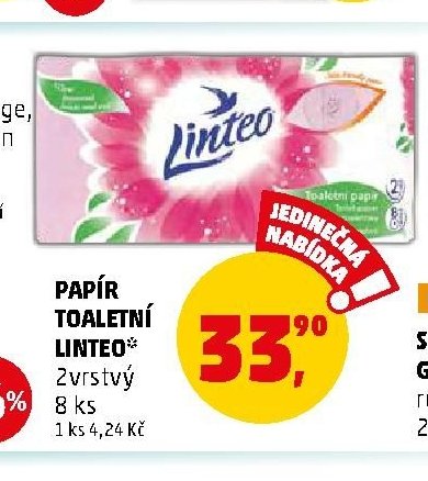 PAPÍR TOALETNÍ LINTEO