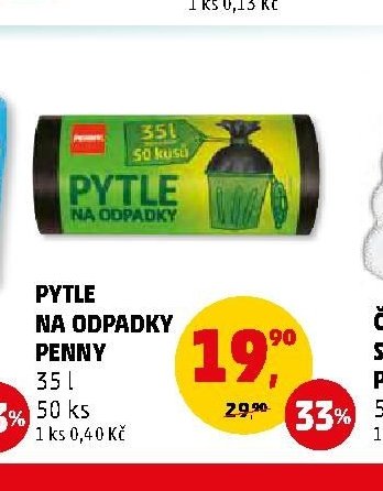 PYTLE NA ODPADKY PENNY