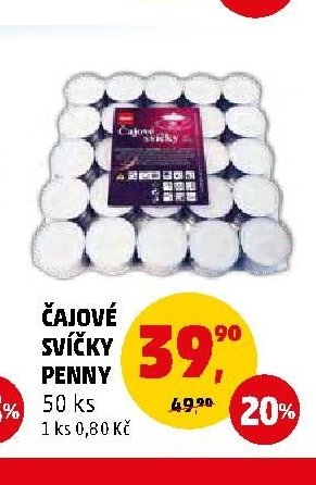 ČAJOVÉ SVÍČKY PENNY