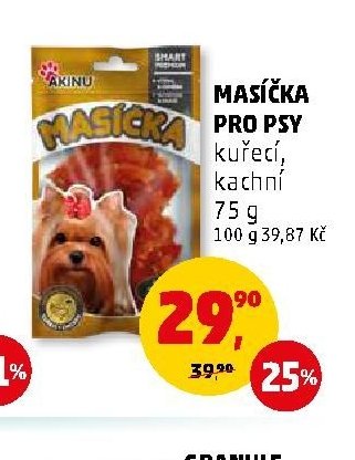 MASÍČKA PRO PSY kuřecí, kachní 75 g