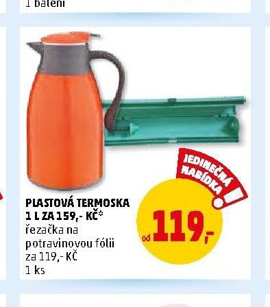 PLASTOVÁ TERMOSKA 1 L