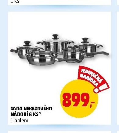 SADA NEREZOVÉHO NÁDOBÍ 8 KS