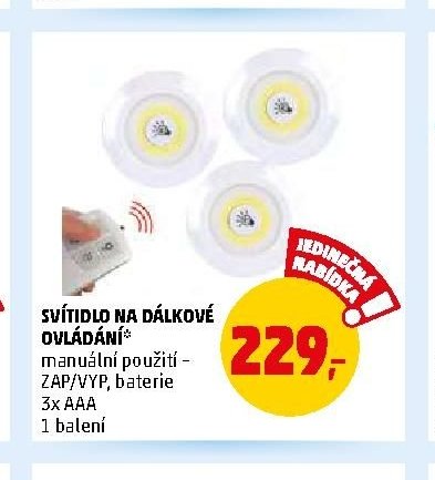 SVÍTIDLO NA DÁLKOVÉ OVLÁDÁNÍ