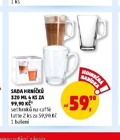 SADA HRNÍČKŮ 320 ML 4 KS