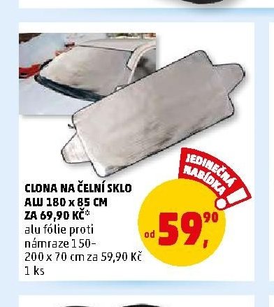 CLONA NA ČELNÍ SKLO
