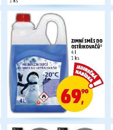 ZIMNÍ SMĚS DO OSTŘIKOVAČŮ