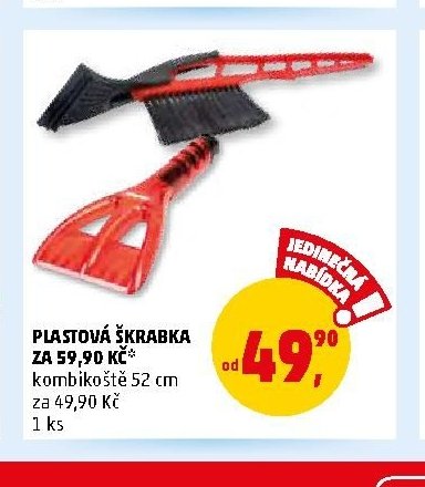 PLASTOVÁ ŠKRABKA