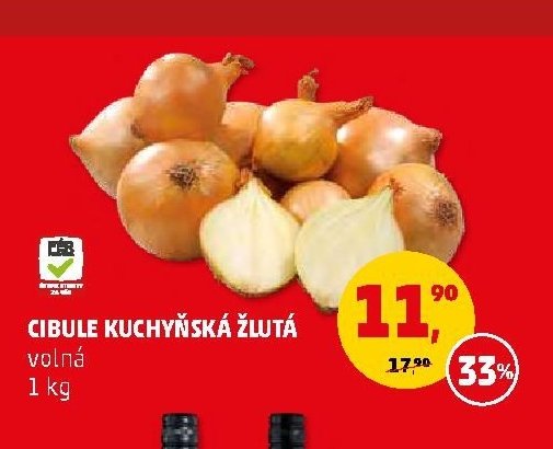 CIBULE KUCHYŇSKÁ ŽLUTÁ
