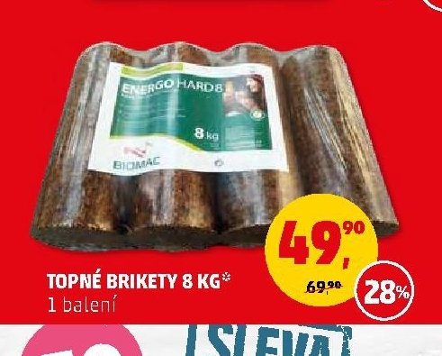 TOPNÉ BRIKETY 8 KG