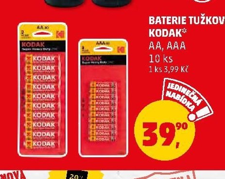 BATERIE TUŽKOVÉ KODAK