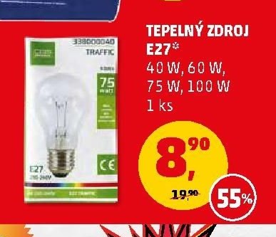 TEPELNÝ ZDROJ E27