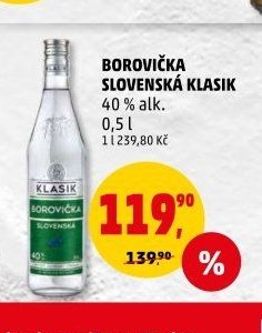 BOROVIČKA SLOVENSKÁ KLASIK