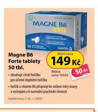 Magne B6 Forte tablety 50 tbl.