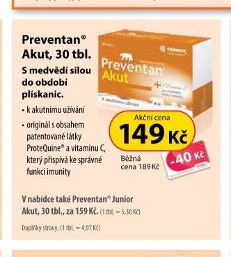 Preventan Akut, 30 tbl.