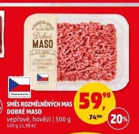 Směs rozmletých mas Dobré maso