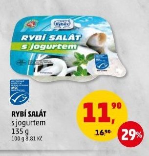 RYBÍ SALÁT s jogurtem