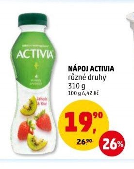NÁPOJ ACTIVIA různé druhy 310 g