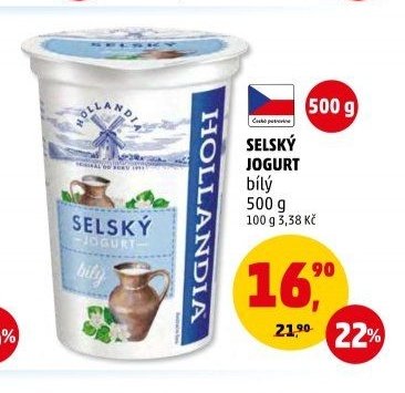 SELSKÝ JOGURT bílý 500 g