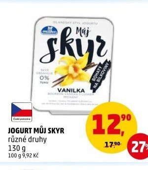 JOGURT MŮJ SKYR různé druhy 130 g
