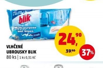 VLHČENÉ UBROUSKY BLIK