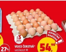 VEJCE ČERSTVÁ velikost M 30 ks