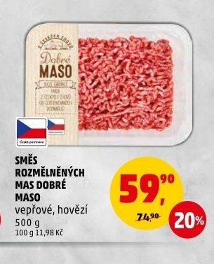 SMĚS ROZMĚLNĚNÝCH MAS DOBRÉ MASO