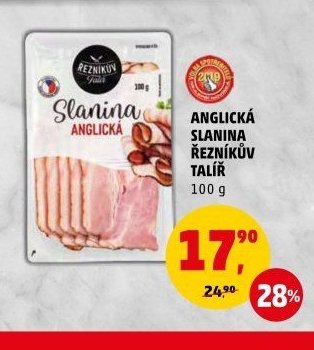 ANGLICKÁ SLANINA ŘEZNÍKŮV TALÍŘ