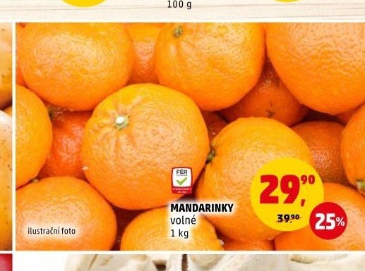 MANDARINKY volné