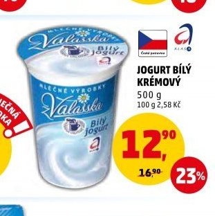 JOGURT BÍLÝ KRÉMOVÝ