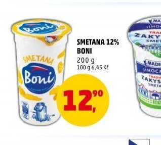 SMETANA 12% BONI