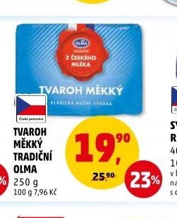 TVAROH MĚKKÝ TRADIČNÍ OLMA