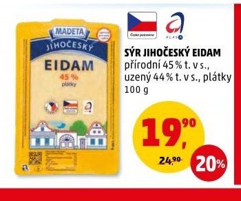 SÝR JIHOČESKÝ EIDAM
