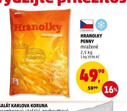 HRANOLKY PENNY mražené